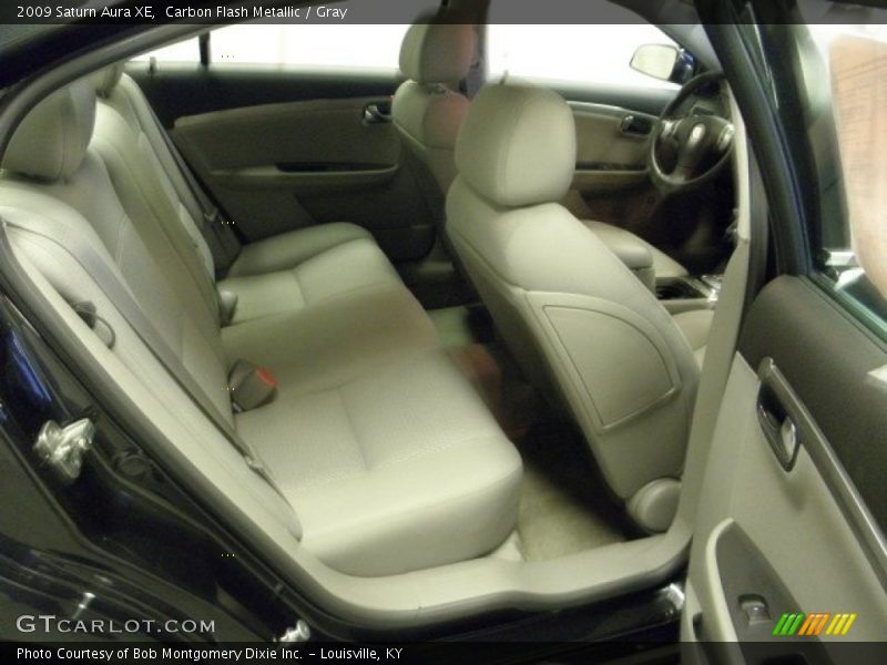 Carbon Flash Metallic / Gray 2009 Saturn Aura XE