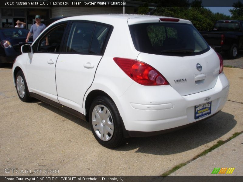 Fresh Powder White / Charcoal 2010 Nissan Versa 1.8 S Hatchback