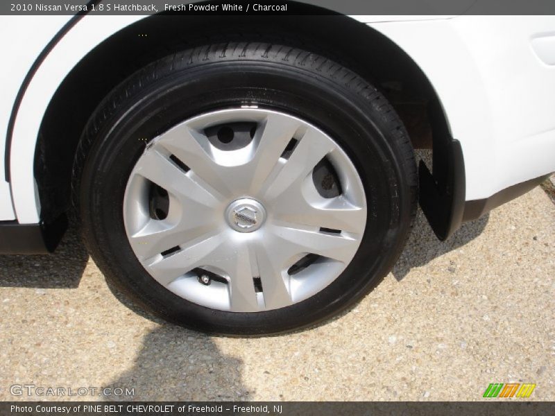 Fresh Powder White / Charcoal 2010 Nissan Versa 1.8 S Hatchback