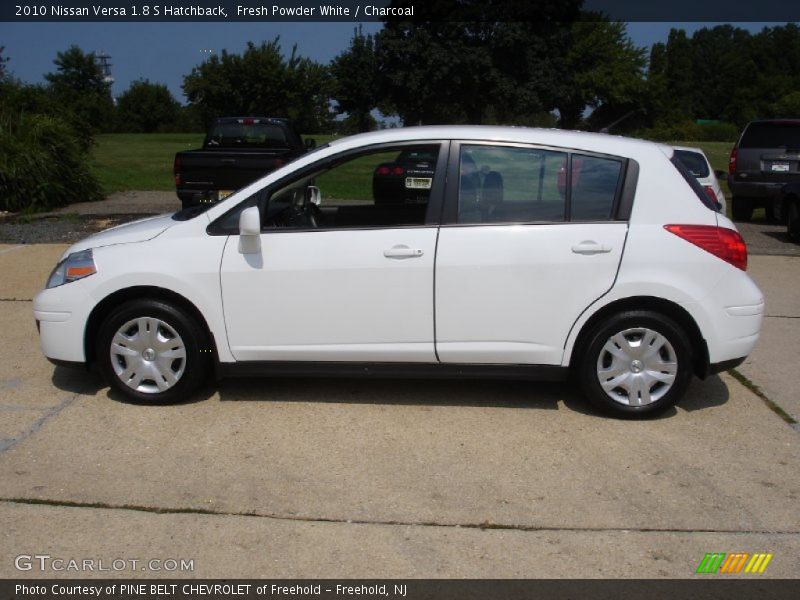 Fresh Powder White / Charcoal 2010 Nissan Versa 1.8 S Hatchback