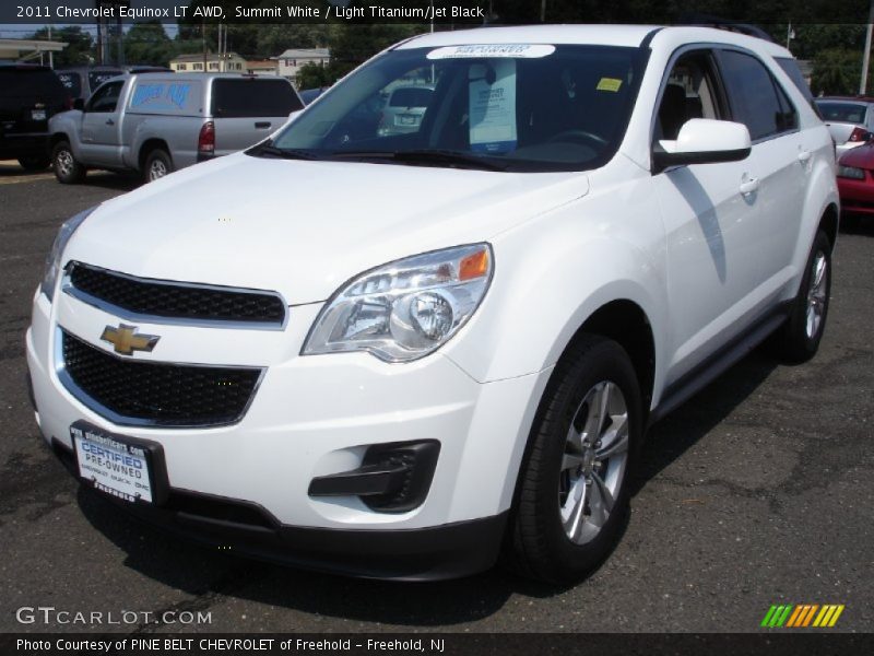 Summit White / Light Titanium/Jet Black 2011 Chevrolet Equinox LT AWD