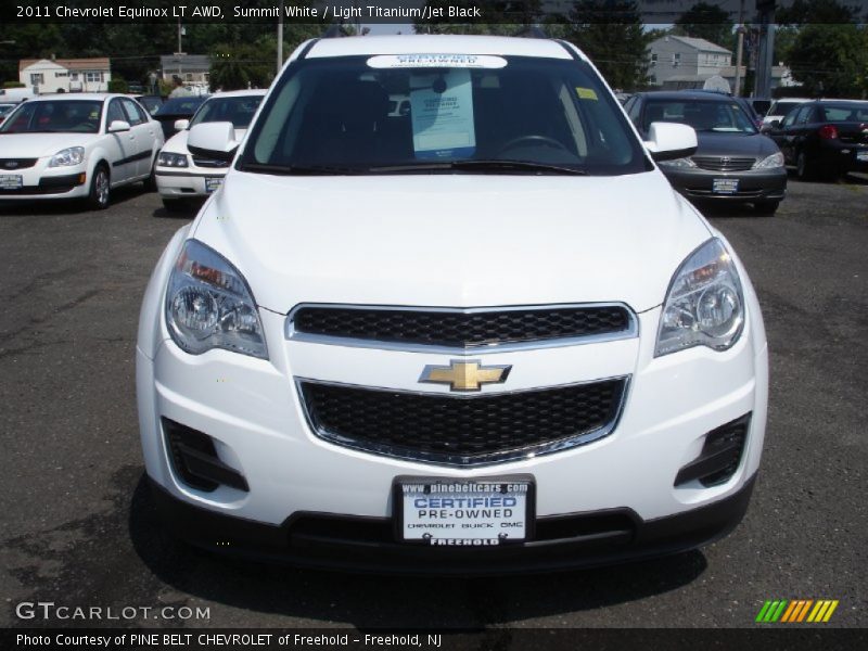 Summit White / Light Titanium/Jet Black 2011 Chevrolet Equinox LT AWD