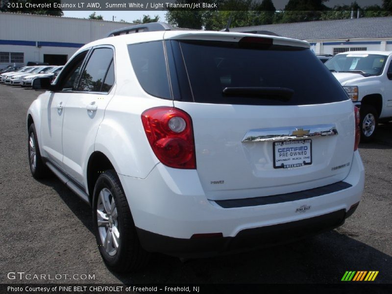 Summit White / Light Titanium/Jet Black 2011 Chevrolet Equinox LT AWD