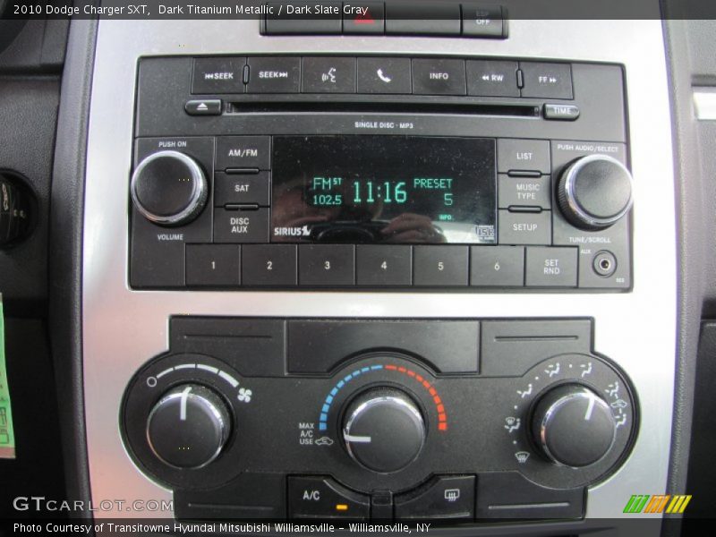 Dark Titanium Metallic / Dark Slate Gray 2010 Dodge Charger SXT