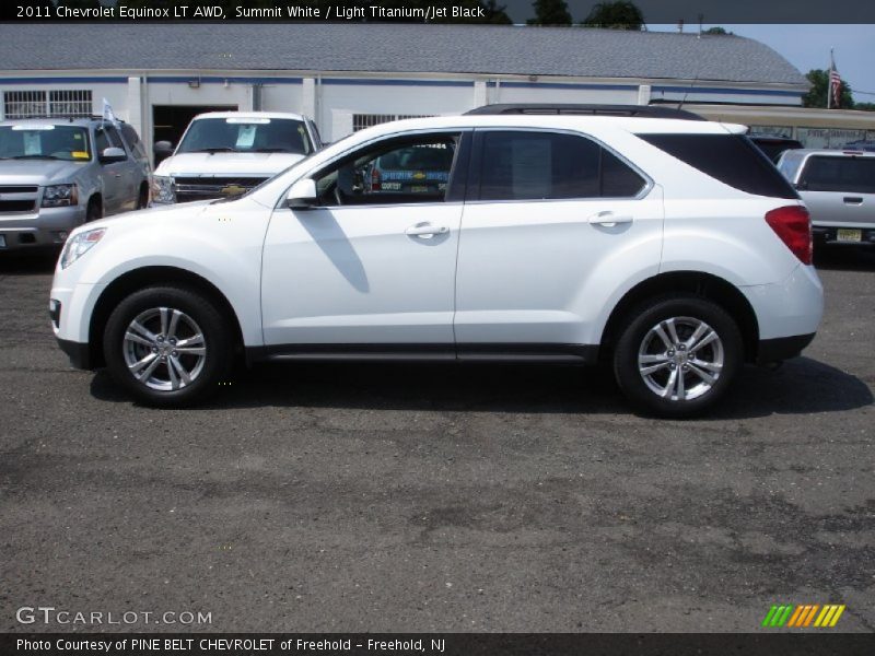 Summit White / Light Titanium/Jet Black 2011 Chevrolet Equinox LT AWD