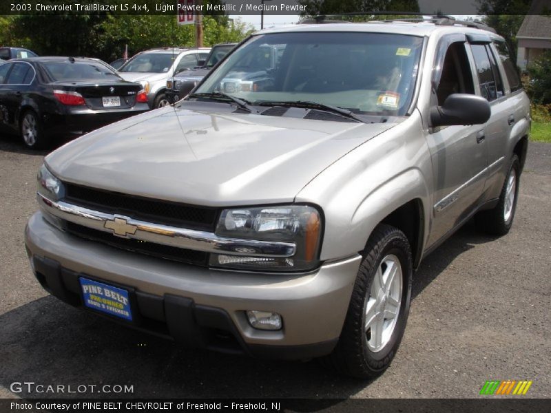Light Pewter Metallic / Medium Pewter 2003 Chevrolet TrailBlazer LS 4x4