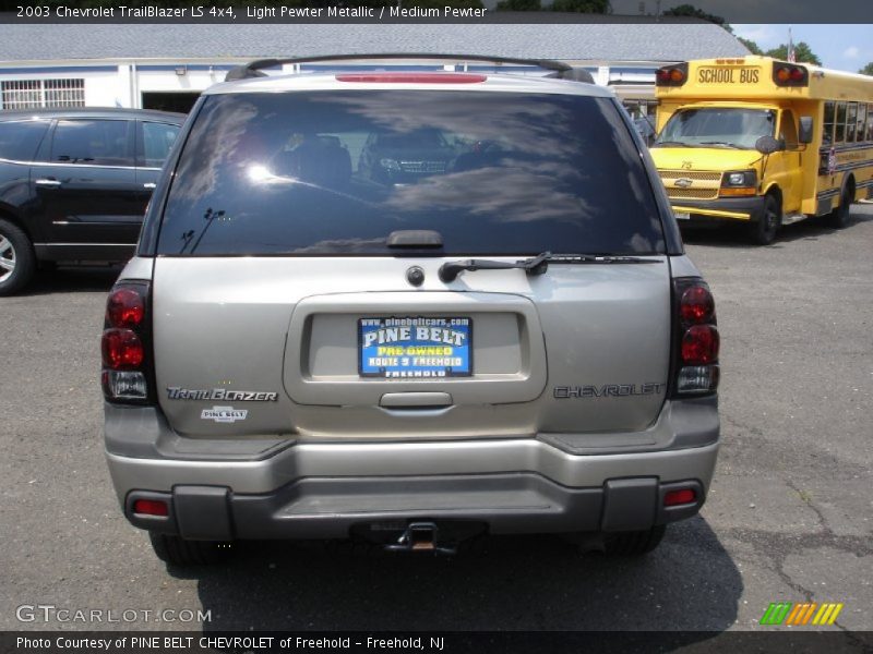 Light Pewter Metallic / Medium Pewter 2003 Chevrolet TrailBlazer LS 4x4