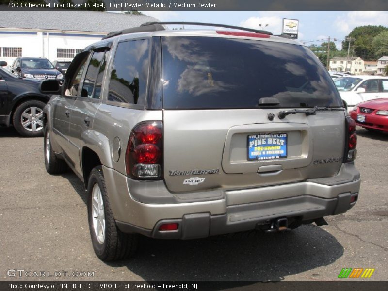 Light Pewter Metallic / Medium Pewter 2003 Chevrolet TrailBlazer LS 4x4