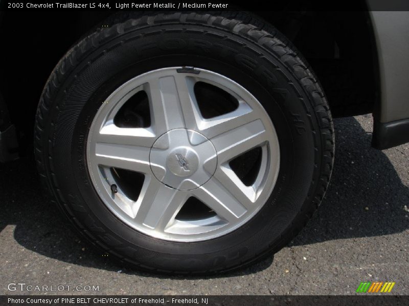 Light Pewter Metallic / Medium Pewter 2003 Chevrolet TrailBlazer LS 4x4