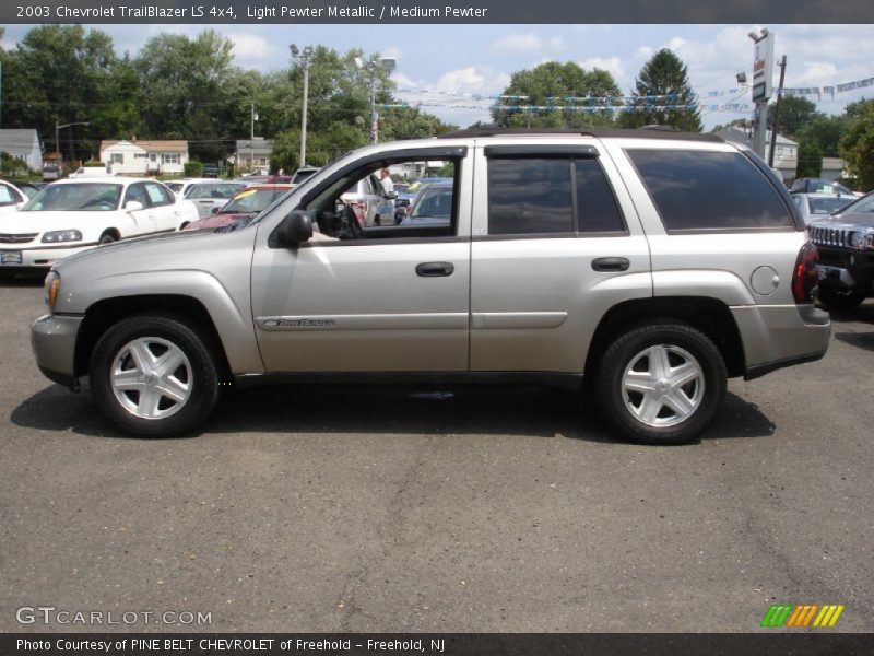 Light Pewter Metallic / Medium Pewter 2003 Chevrolet TrailBlazer LS 4x4