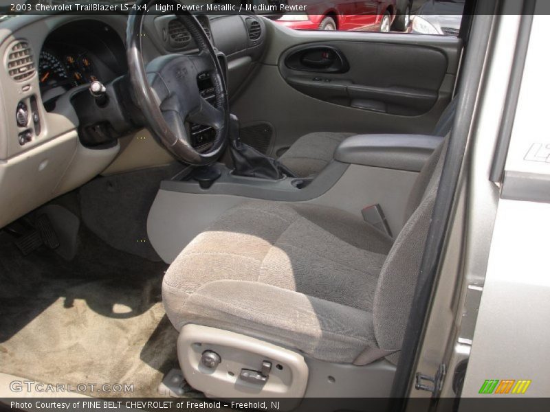 Light Pewter Metallic / Medium Pewter 2003 Chevrolet TrailBlazer LS 4x4