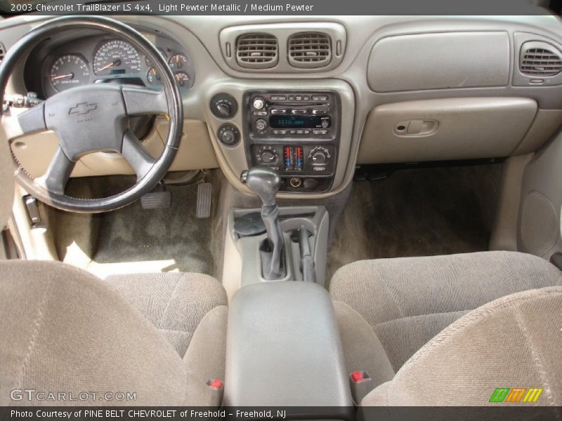 Light Pewter Metallic / Medium Pewter 2003 Chevrolet TrailBlazer LS 4x4