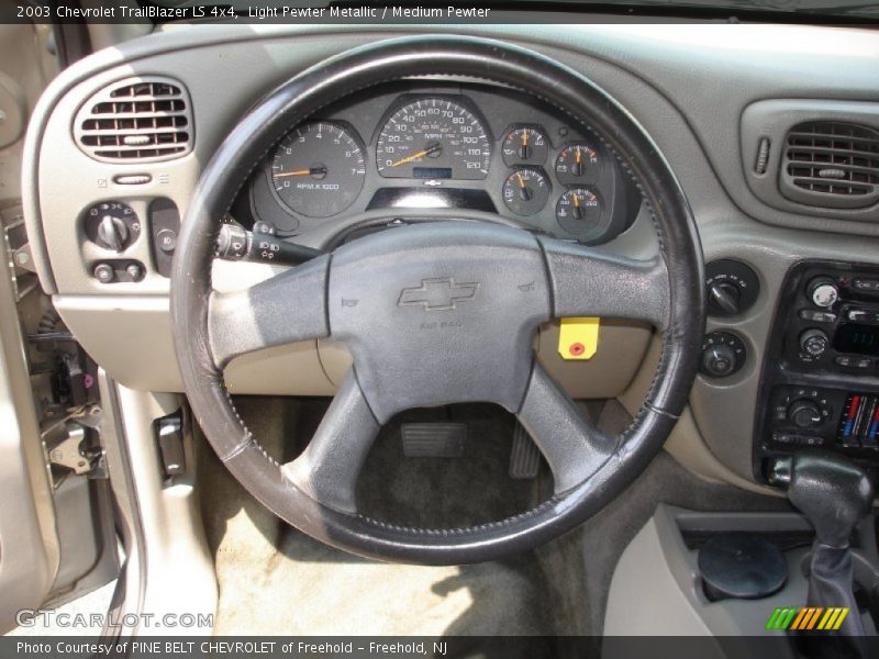 Light Pewter Metallic / Medium Pewter 2003 Chevrolet TrailBlazer LS 4x4