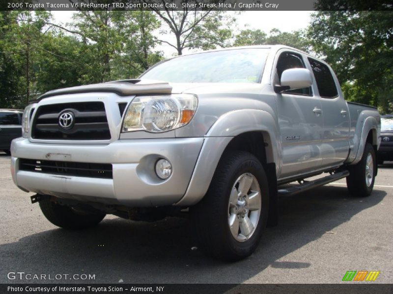 Silver Streak Mica / Graphite Gray 2006 Toyota Tacoma V6 PreRunner TRD Sport Double Cab