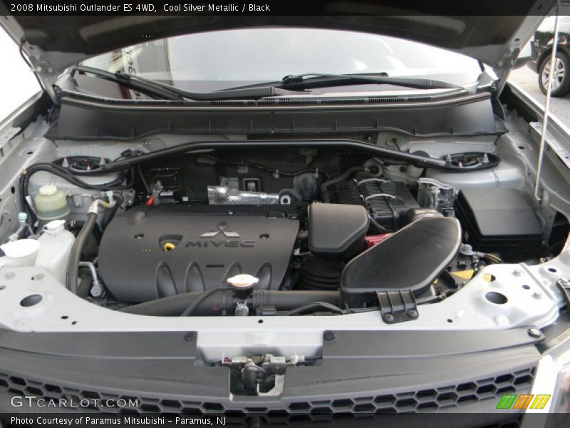  2008 Outlander ES 4WD Engine - 2.4 Liter DOHC 16-Valve MIVEC 4 Cylinder