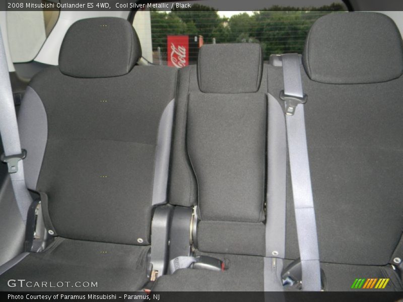 Cool Silver Metallic / Black 2008 Mitsubishi Outlander ES 4WD
