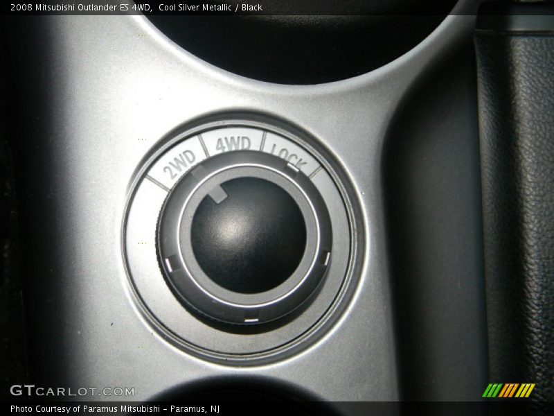 Cool Silver Metallic / Black 2008 Mitsubishi Outlander ES 4WD