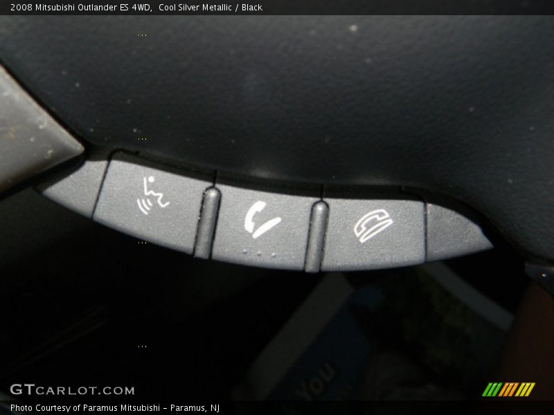 Cool Silver Metallic / Black 2008 Mitsubishi Outlander ES 4WD