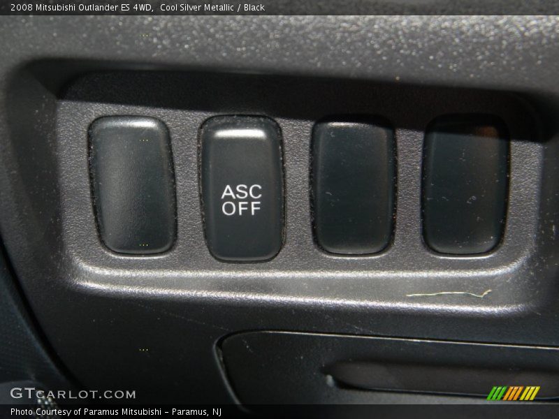 Cool Silver Metallic / Black 2008 Mitsubishi Outlander ES 4WD