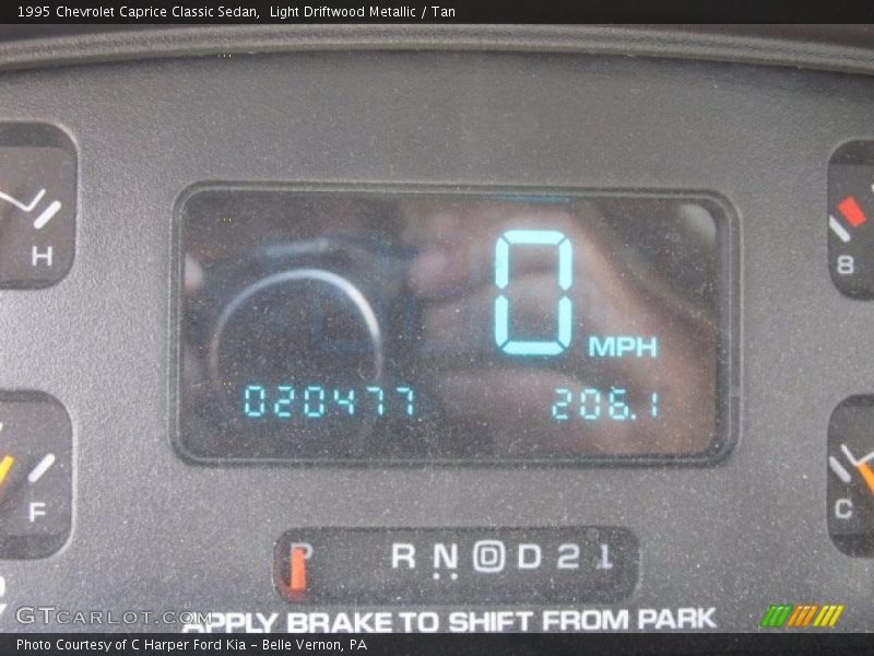 Light Driftwood Metallic / Tan 1995 Chevrolet Caprice Classic Sedan