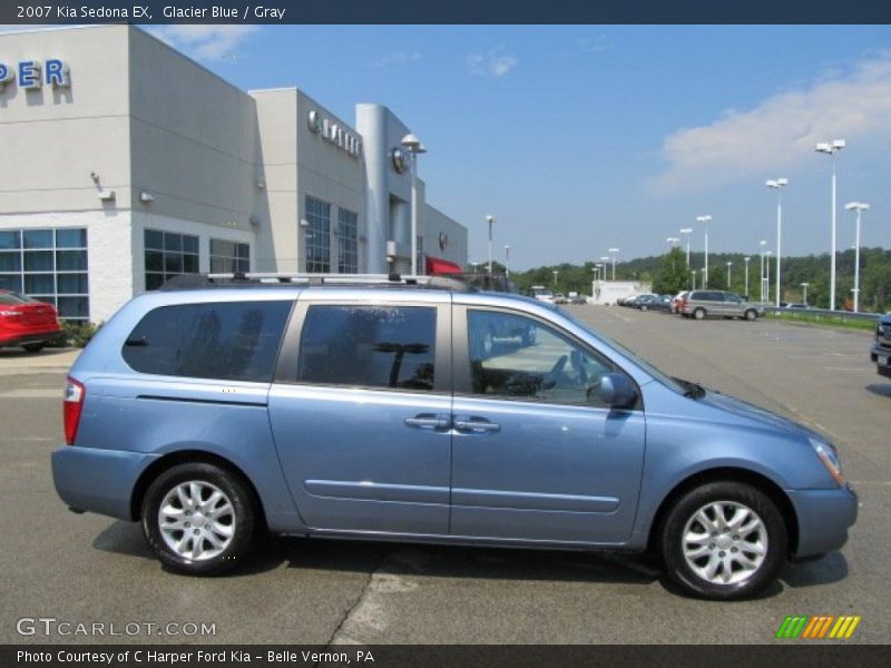 Glacier Blue / Gray 2007 Kia Sedona EX