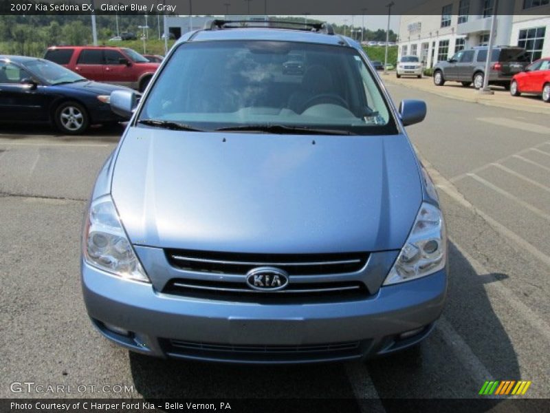 Glacier Blue / Gray 2007 Kia Sedona EX