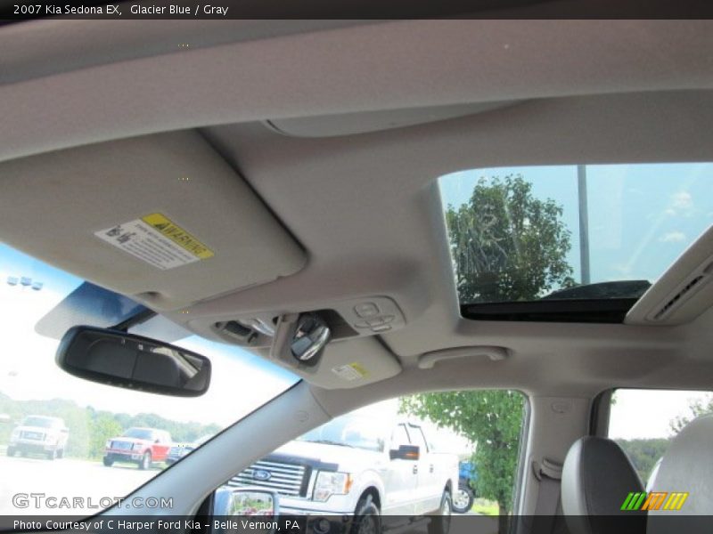 Glacier Blue / Gray 2007 Kia Sedona EX