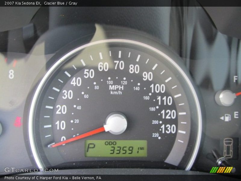 Glacier Blue / Gray 2007 Kia Sedona EX