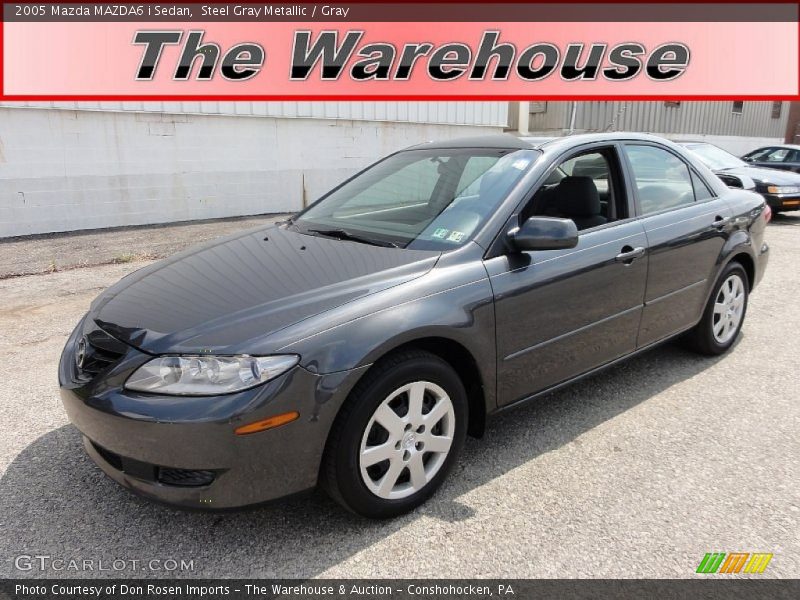 Steel Gray Metallic / Gray 2005 Mazda MAZDA6 i Sedan