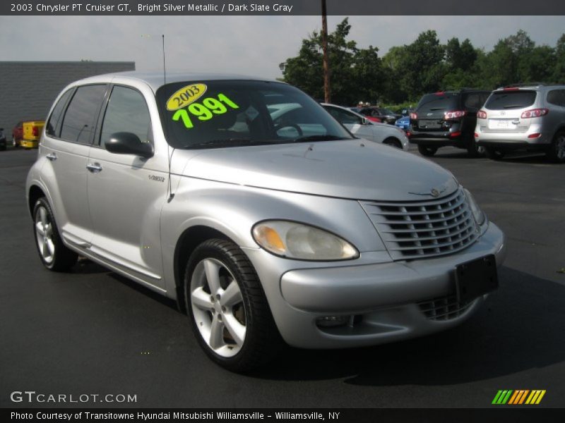 Bright Silver Metallic / Dark Slate Gray 2003 Chrysler PT Cruiser GT