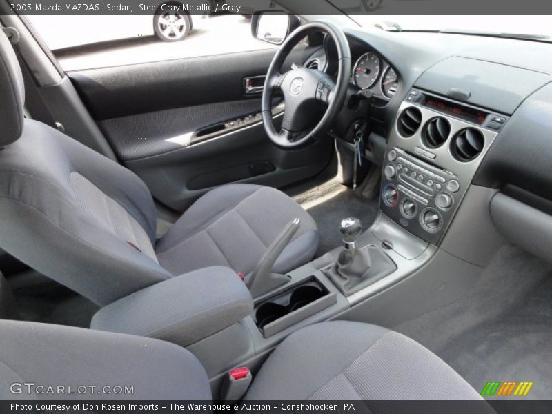 Steel Gray Metallic / Gray 2005 Mazda MAZDA6 i Sedan