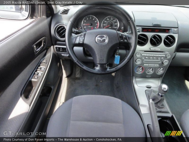 Steel Gray Metallic / Gray 2005 Mazda MAZDA6 i Sedan