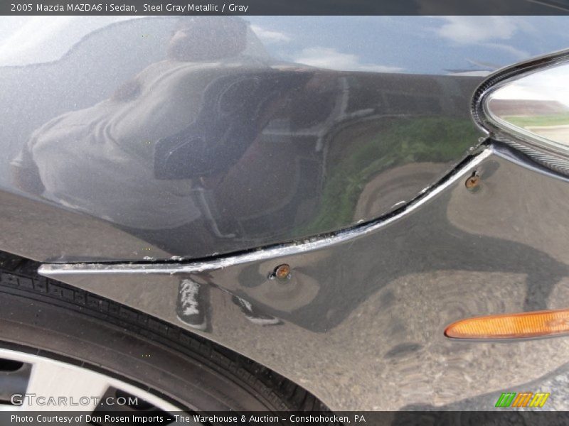 Steel Gray Metallic / Gray 2005 Mazda MAZDA6 i Sedan