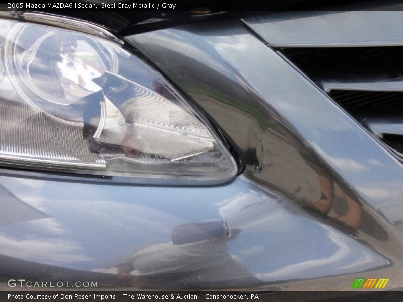 Steel Gray Metallic / Gray 2005 Mazda MAZDA6 i Sedan