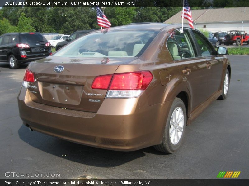 Caramel Bronze Pearl / Warm Ivory 2011 Subaru Legacy 2.5i Premium