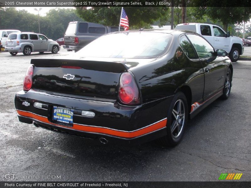 Black / Ebony 2005 Chevrolet Monte Carlo Supercharged SS Tony Stewart Signature Series