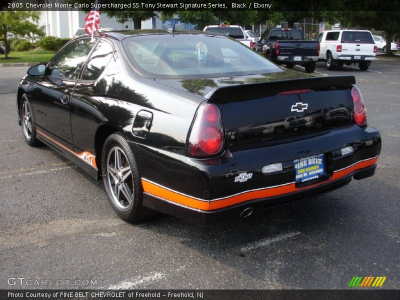Black / Ebony 2005 Chevrolet Monte Carlo Supercharged SS Tony Stewart Signature Series