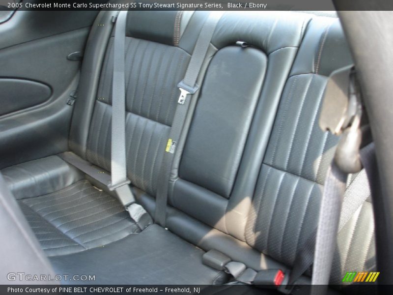  2005 Monte Carlo Supercharged SS Tony Stewart Signature Series Ebony Interior