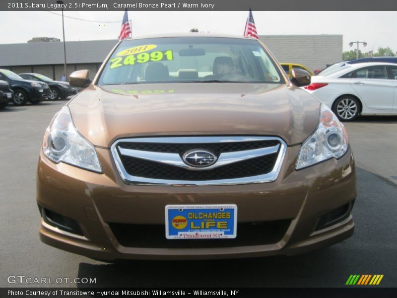 Caramel Bronze Pearl / Warm Ivory 2011 Subaru Legacy 2.5i Premium