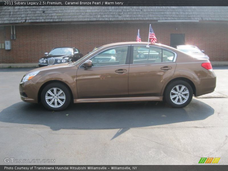 Caramel Bronze Pearl / Warm Ivory 2011 Subaru Legacy 2.5i Premium