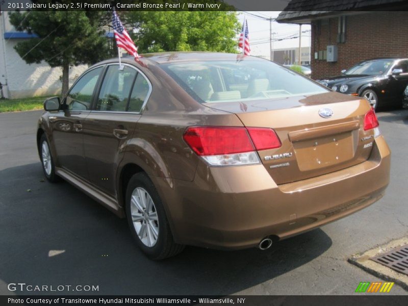 Caramel Bronze Pearl / Warm Ivory 2011 Subaru Legacy 2.5i Premium