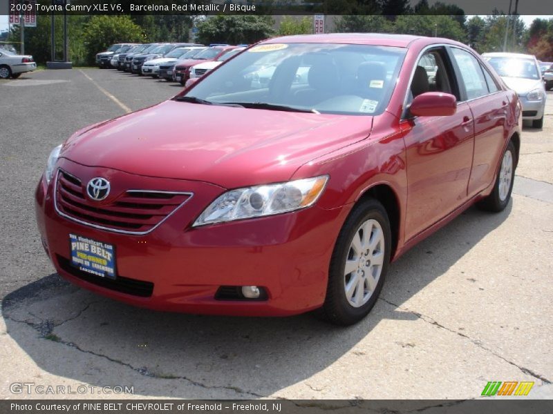 Barcelona Red Metallic / Bisque 2009 Toyota Camry XLE V6