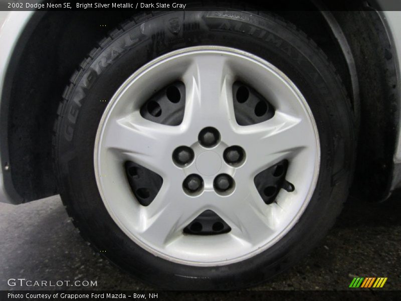 Bright Silver Metallic / Dark Slate Gray 2002 Dodge Neon SE