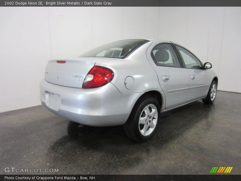 Bright Silver Metallic / Dark Slate Gray 2002 Dodge Neon SE