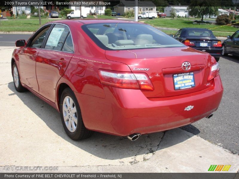 Barcelona Red Metallic / Bisque 2009 Toyota Camry XLE V6