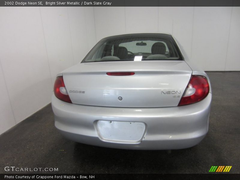 Bright Silver Metallic / Dark Slate Gray 2002 Dodge Neon SE