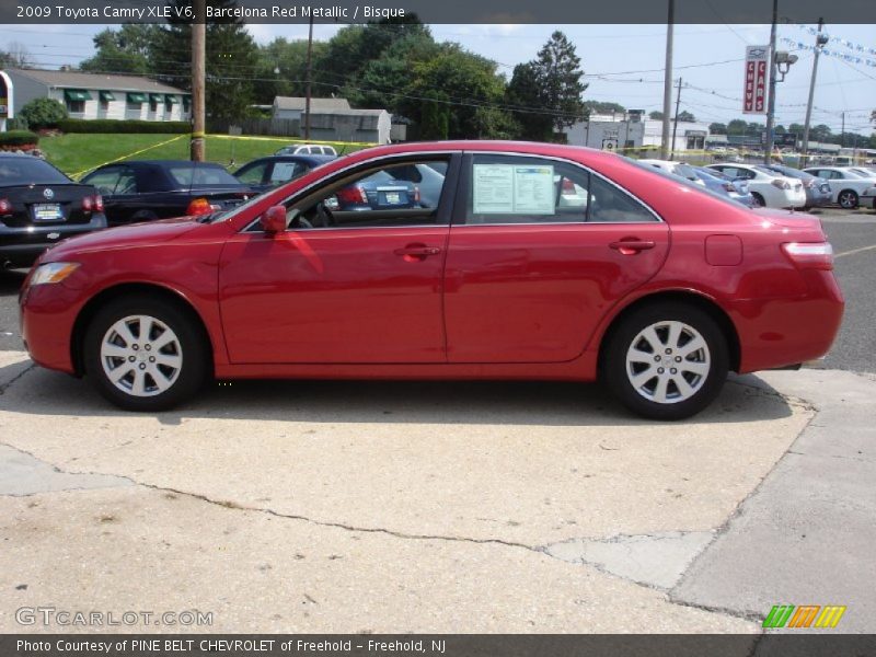 Barcelona Red Metallic / Bisque 2009 Toyota Camry XLE V6