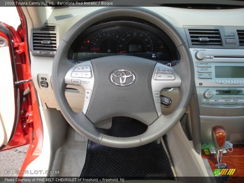 Barcelona Red Metallic / Bisque 2009 Toyota Camry XLE V6