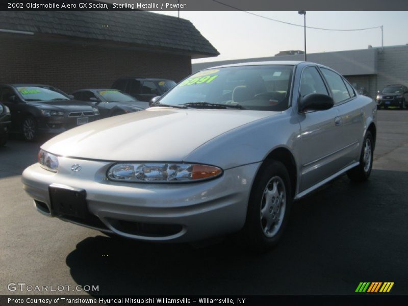 Sterling Metallic / Pewter 2002 Oldsmobile Alero GX Sedan