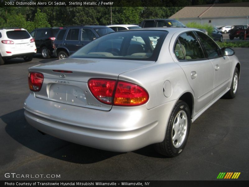 Sterling Metallic / Pewter 2002 Oldsmobile Alero GX Sedan